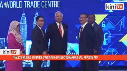 Thales charged in France over Najib-linked submarine deal, reports AFP