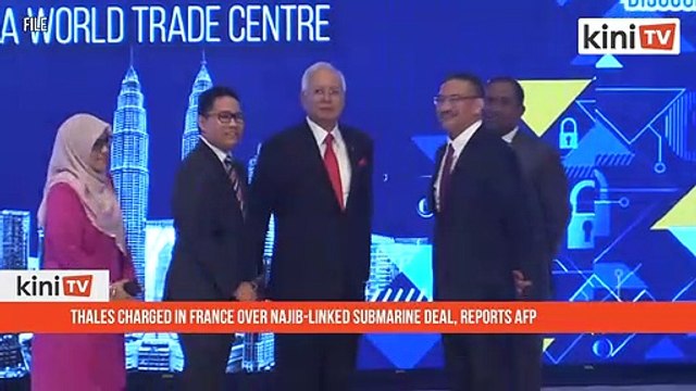 Thales charged in France over Najib-linked submarine deal, reports AFP