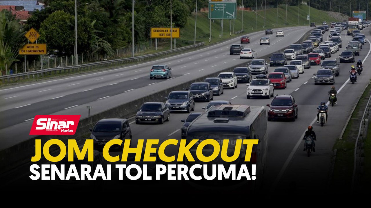 Jom checkout senarai tol percuma!