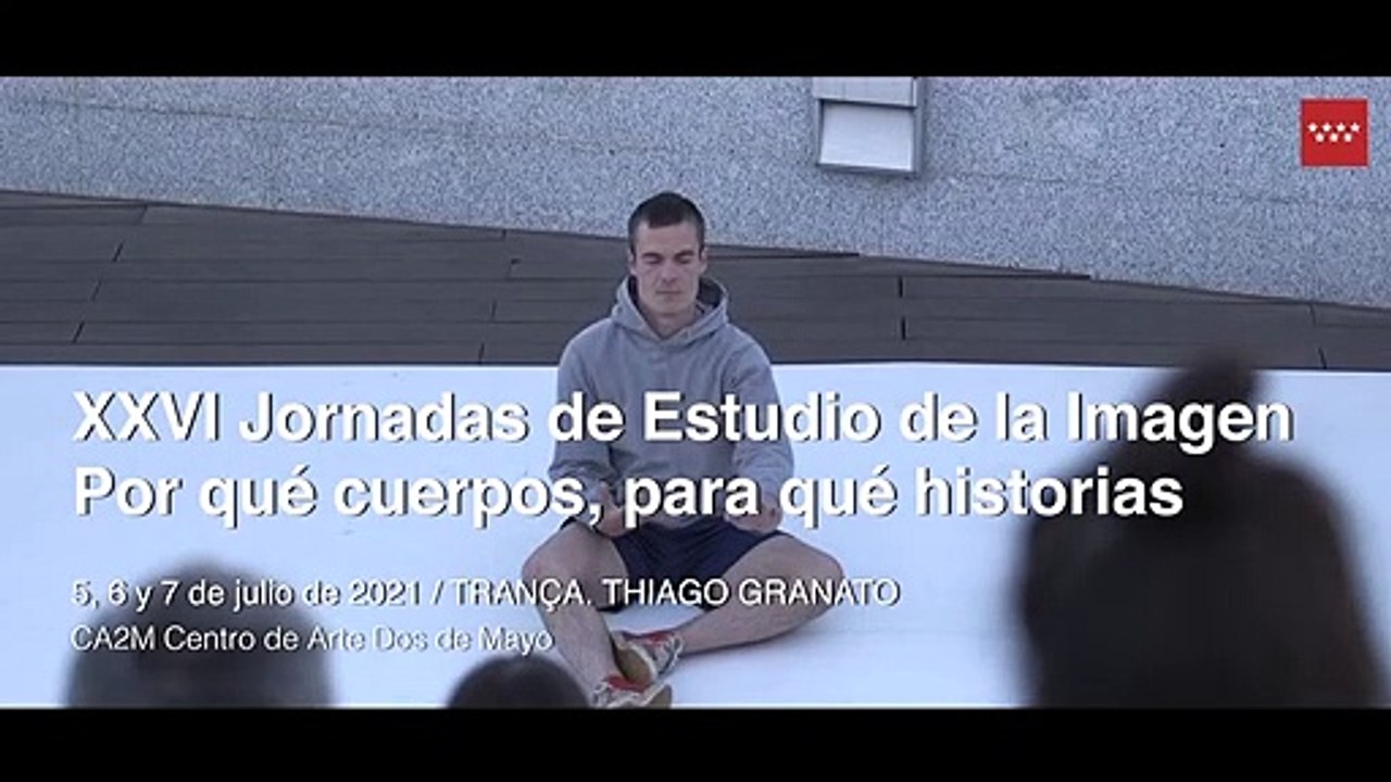 El artista Thiago Granato en unas jornadas organizadas por el Centro de Arte Dos de Mayo