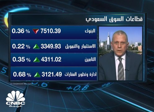 السوق السعودي ينهي أولى جلسات الأسبوع على تراجع طفيف والمؤشر عند مستوى 8000 نقطة