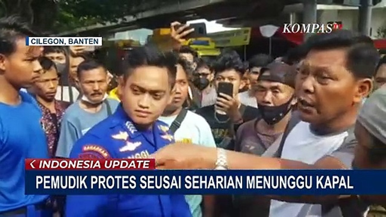 Tak Kunjung Bisa Naik Kapal, Pemudik di Pelabuhan Merak Protes!