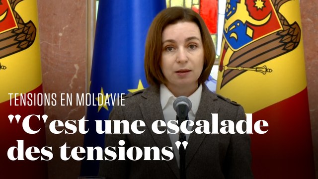 Transnistrie : la présidente moldave s'inquiète après des explosions dans cette région prorusse