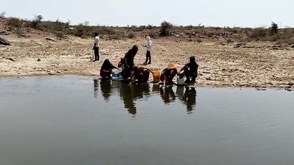 What kind of compulsion is this, the need is fulfilled by filtering the water of the puddle...Watch video