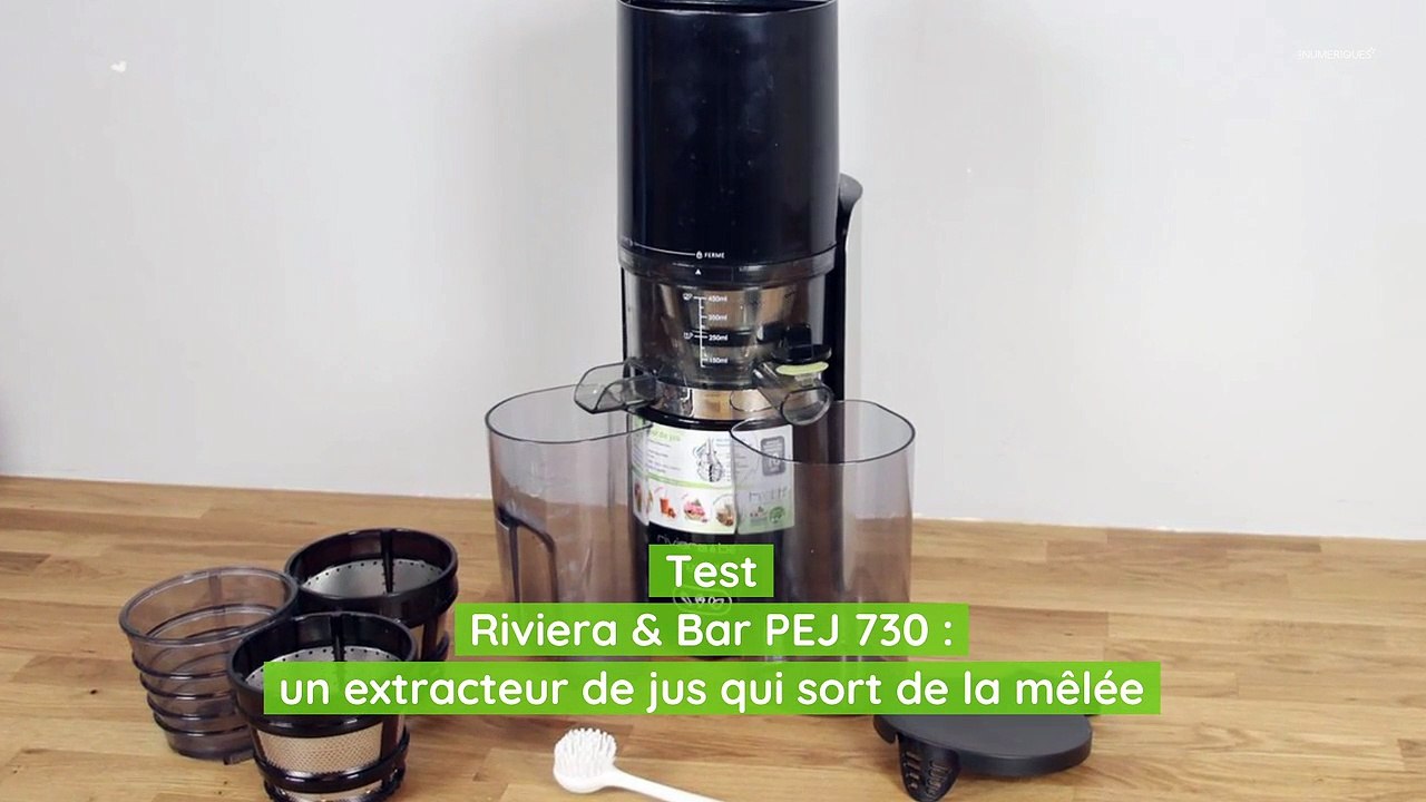 Test Riviera & Bar PEJ 730 : un extracteur de jus qui sort de la mêlée -  Vidéo Dailymotion