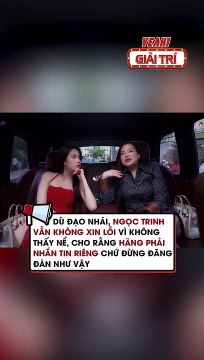 Ngọc Trinh nhất quyết không xin lỗi nhãn hàng mình đạo nhái vì không thấy nể cách hành xử