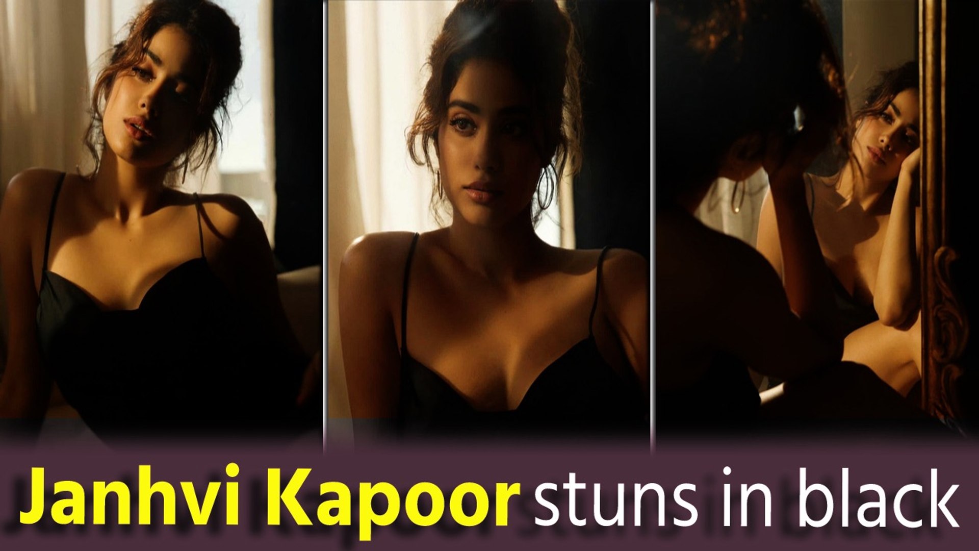 Janvi Kpur Sex Hd Vidio - Janhvi Kapoor exudes hotness in black - video Dailymotion