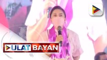 Mga taga-suporta ni VP Robredo, dumagsa sa kanyang people's rally sa Baliuag, Bulacan