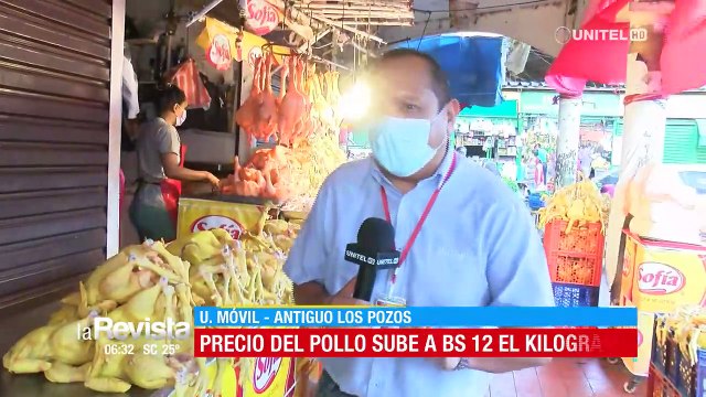 Sube al menos Bs 2 el precio del kilo de pollo en los mercados en Santa Cruz