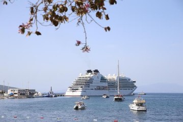 Bodrum'a Bahama bandıralı kruvaziyerle 237 turist geldi