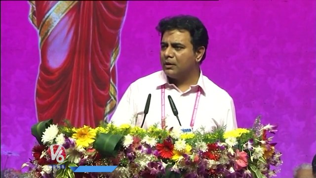 KTR Comments On BJP Over Farmers Debt Forgiveness | TRS Plenary Meeting 2022 | V6 News