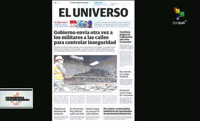 Enclave Mediática 27-04: Ecuador enfrenta grave ola de violencia