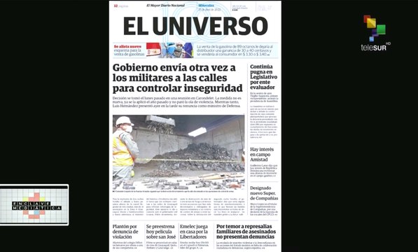 Enclave Mediática 27-04: Ecuador enfrenta grave ola de violencia