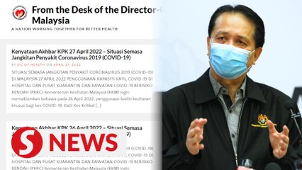 No more daily reports, Health Ministry to update weekly