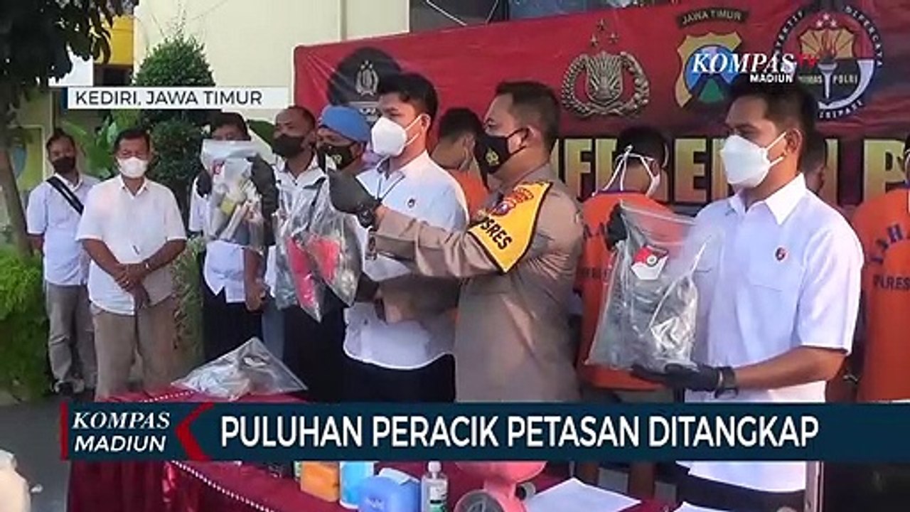 Puluhan Peracik Petasan Ditangkap