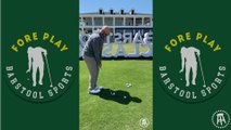 There's Always Time To Practice Trick Shots Around The Green