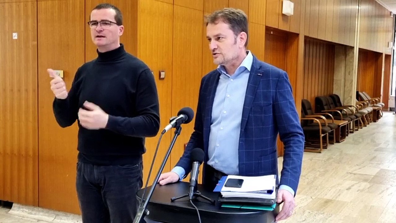 ZÁZNAM: Brífing ministra financií I. Matoviča a ministra práce M. Krajniaka po rokovaní Vlády SR