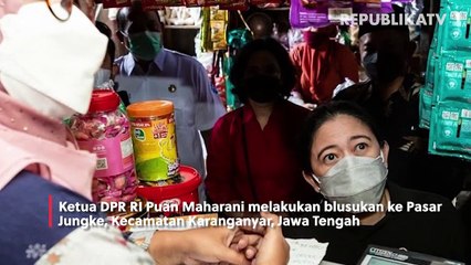 Tinjau Pasar Jungke, Puan Cek Stabilitas Harga Bahan Pokok Jelang Lebaran