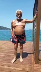 Yazın habercisi Fedon denize düştü