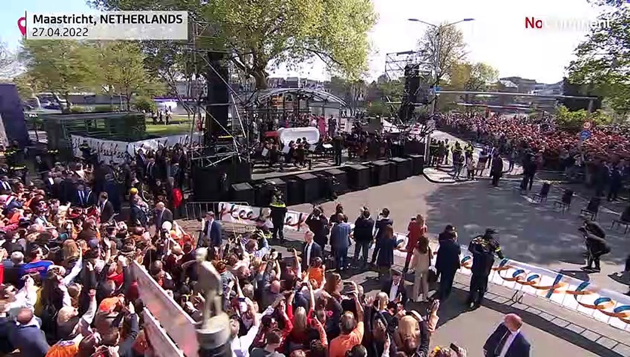 Dutch royal family arrives in Maastricht to celebrate King`s Day