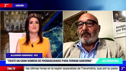 Alejandro Hernández, portavoz de VOX en Andalucía: "El PP tiene las mismas opciones de gobernar con Ciudadanos que con el partido carlista"