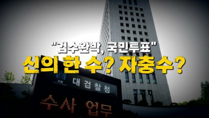 [영상] "검수완박, 국민투표"...신의 한 수? 자충수? / YTN