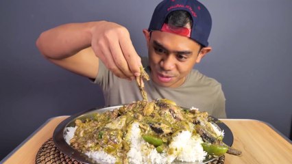 Mukbang nasi sarden cabe hijau