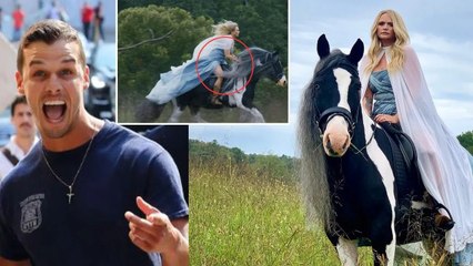 Brendan McLoughlin Screams As Miranda Lambert ride a horse when her pregnant on Palomino album