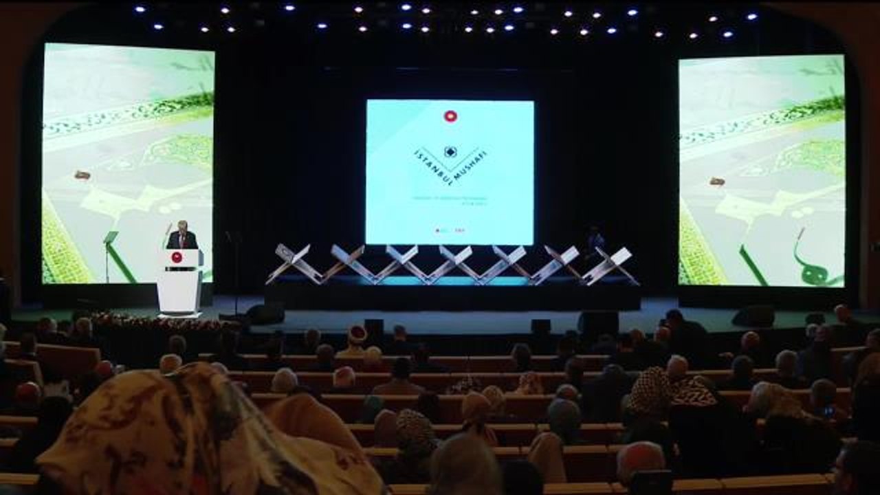 Cumhurbaşkanı Erdoğan: "İslam ve Türk coğrafyalarının kültür, sanat, edebiyat merkezi olan İstanbul bu alanlarda dünyaya da yön vermiştir"