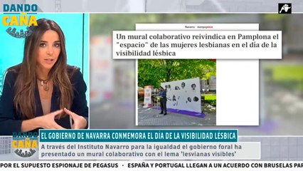 Pamplona se gasta un dineral en colocar un mural lésbico