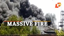 Watch Massive Fire At Chemical Factory In Meerut