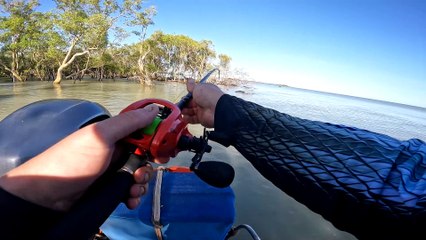 Man Battles BIG Croc for Fish