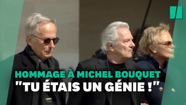 Fabrice Luchini, Muriel Robin et Pierre Arditi rendent hommage à Michel Bouquet