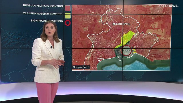 Cartografía de la guerra en Ucrania del 27 de abril de 2022