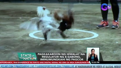 Mga lulong sa E-sabong, puwedeng hilingin na ipagbawal sa mga sugalang regulated ng PAGCOR at online sites | SONA