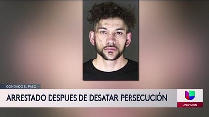 Arrestado tras desatar persecución
