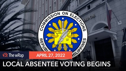 3-day local absentee voting begins for gov't employees, security forces, media