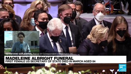 Biden, Clintons to lead tributes at Madeleine Albright funeral