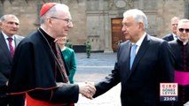 López Obrador se reúne con cardenal Pietro Parolin