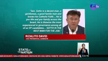 Rizalito David, pormal na inendorso ang kapwa-Vice Presidential candidate na si Senate President Tito Sotto | SONA