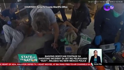 Bagong bodycam footage sa shooting incident sa set ng pelikulang "Rust", inilabas ng New Mexico Police | SONA