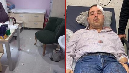 19 yaşındaki genç, "Beni taciz ediyorsun" diyerek doktorun burnunu kırdı