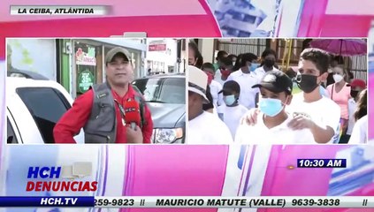 En La Ceiba, realizan movilización por una Educación Inclusiva