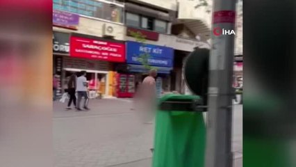 Başkentte çıplak vatandaş görenleri şoke etti