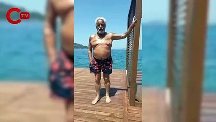 Fedon Kalyoncu paylaştı: 'Ve Fedon denize düştü'