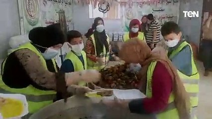 "1400 وجبة".. أكبر وليمة لأفطار البسطاء من الصائمين من مطبخ الخير في ليلة القدر بالشرقية