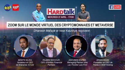HardTalk : zoom sur le monde virtuel des cryptomonnaies et metaverse.