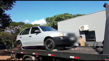 Carro carregado com fios de cobre é apreendido pela Polícia Militar