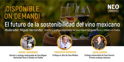 Webinar: El futuro de la Sostenibilidad del vino mexicano