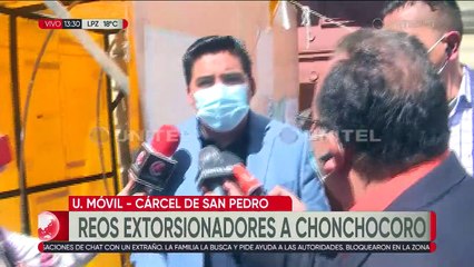 Trasladan a Chonchocoro a reos involucrados en extorsiones desde el penal de San Pedro